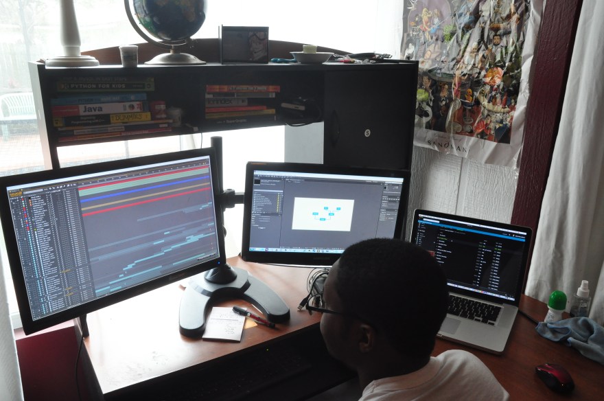 Jean-Louis at the studio